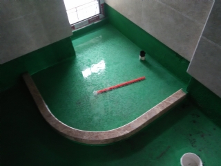 贴砖防水工程2
